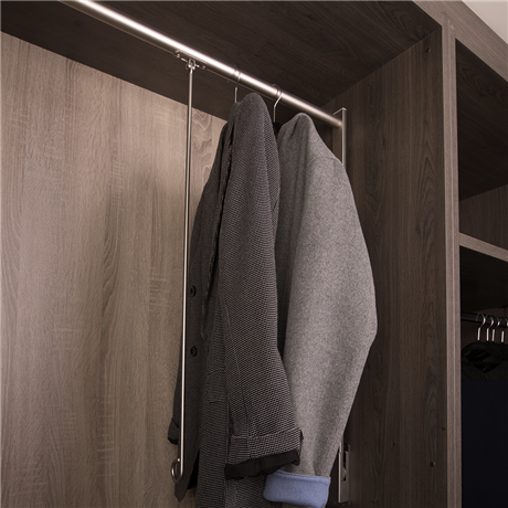 Nikpol-Pull down hanging rail-closet-rack